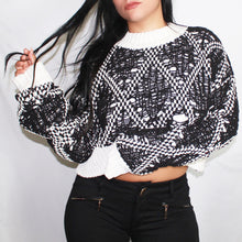 Diamond Pattern Knit Sweater